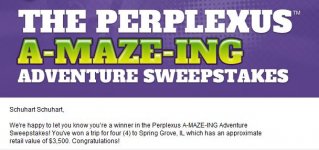 Perplexus grand prize win.JPG