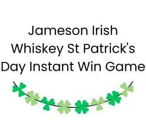 Jameson Irish Whiskey St Patrick's Day Instant Win Game