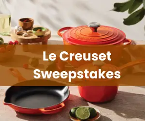 Le Creuset Sweepstakes, Le Creuset Giveaways