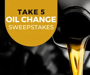 Take 5 Oil Change Sweepstakes