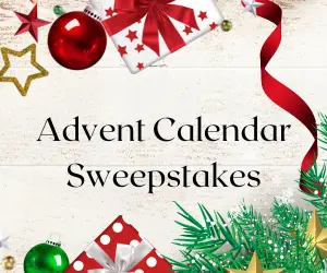 Advent Calendar Sweepstakes, Advent Calendar Giveaway
