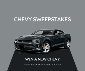 chevy sweepstakes, chevrolet sweepstakes