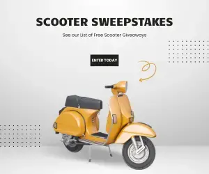 scooter sweepstakes,scooter giveaways