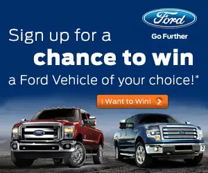 chance to win a ford sweepstakes