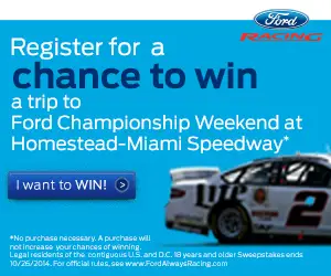 Ford Always Racing Sweepstakes