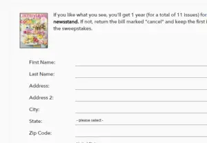 country living sweepstakes