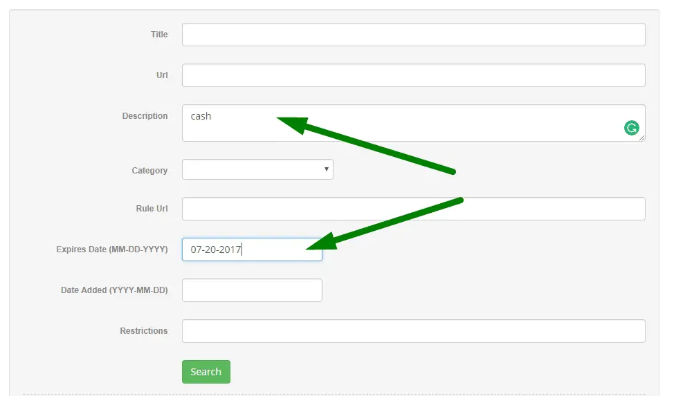 sweepstakes search example 4