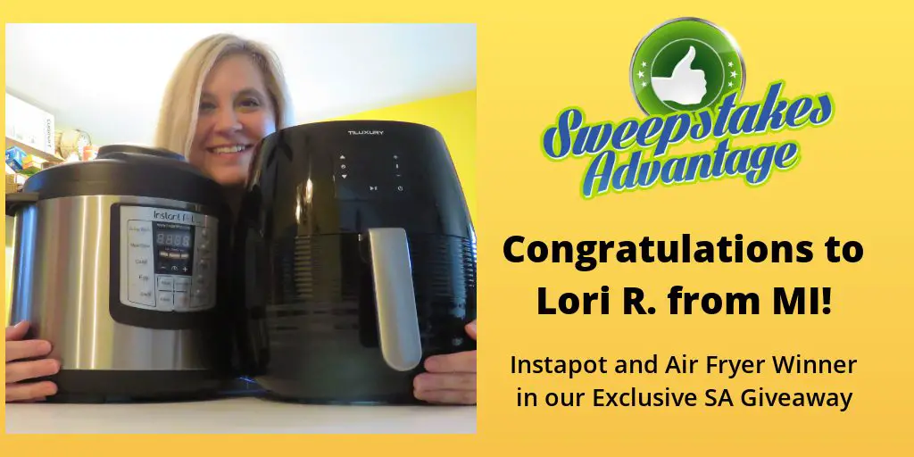 Lori with Cooking Prizes