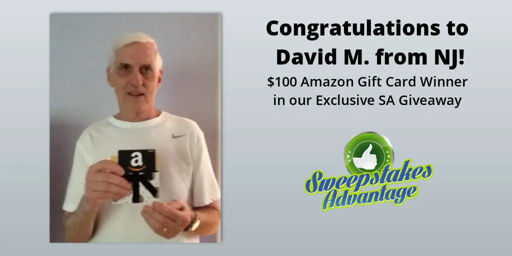 david m amazon card winner