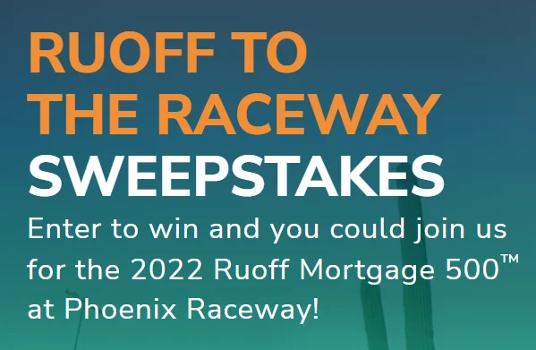 Read more about the article Xfinity Sweepstakes Ruoff to the Raceway