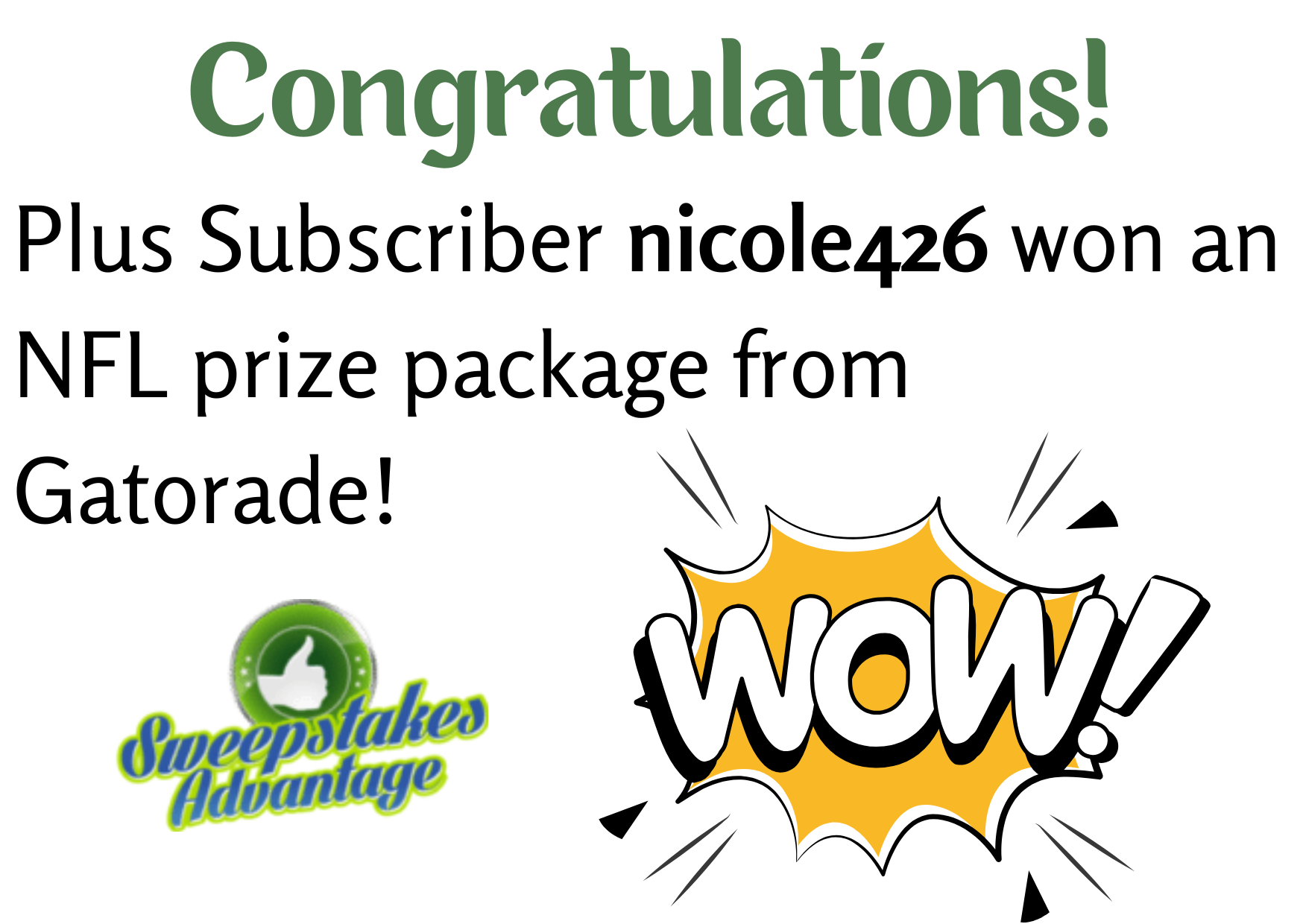 Read more about the article Sweepstakes Advantage News November 6, 2024