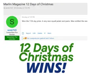 Read more about the article Sweepstakes Advantage News December 26, 2024