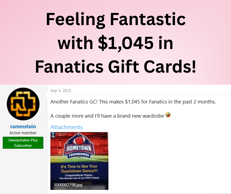 gift card winners