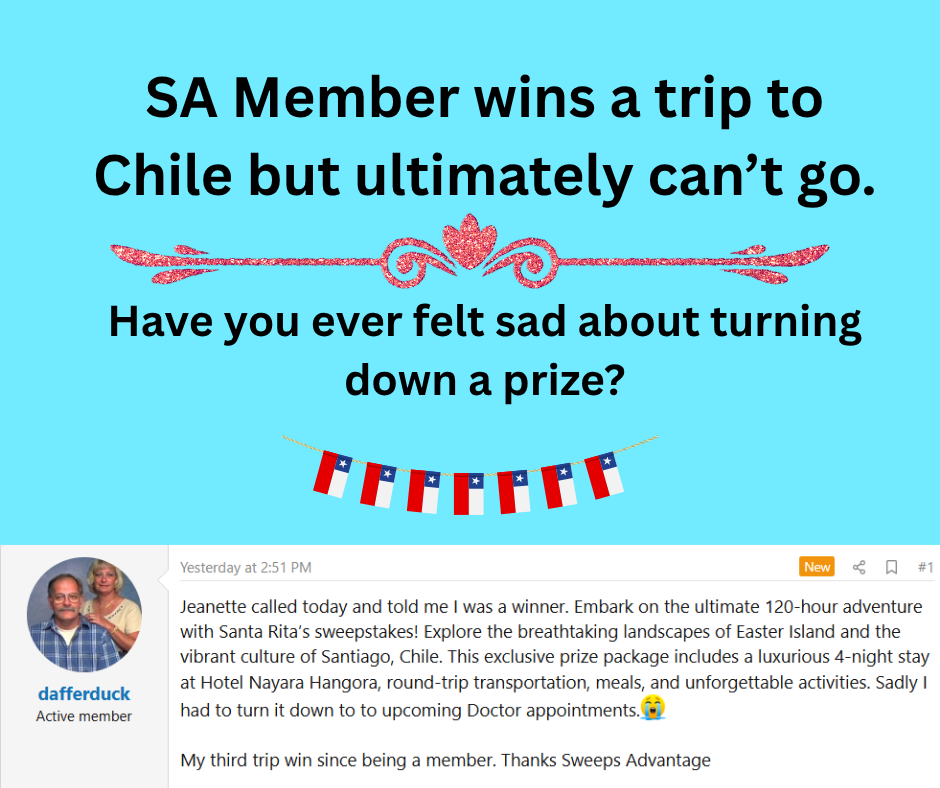 Chile Trip Winner
