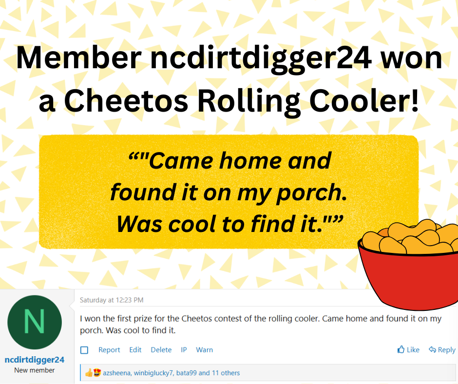 Cheetos Sweepstakes Winner