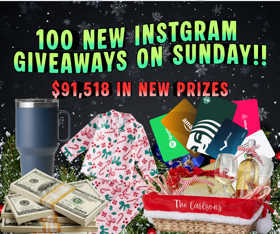 100 Instagram Sweepstakes