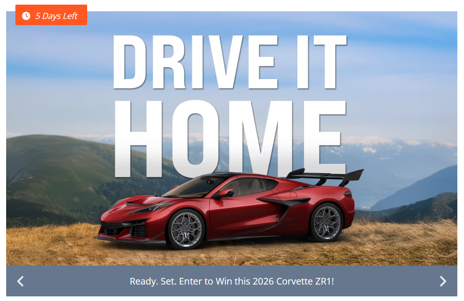 Corvette Sweepstakes