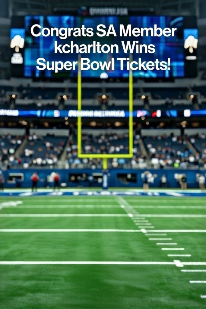 Super Bowl Tickets Winner from Sweepstakes