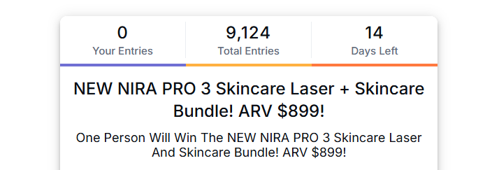 Skincare Sweepstakes